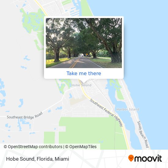 Hobe Sound, Florida map