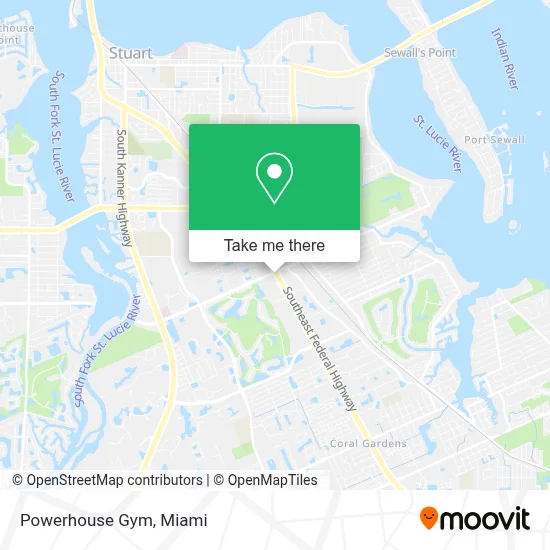 Powerhouse Gym map