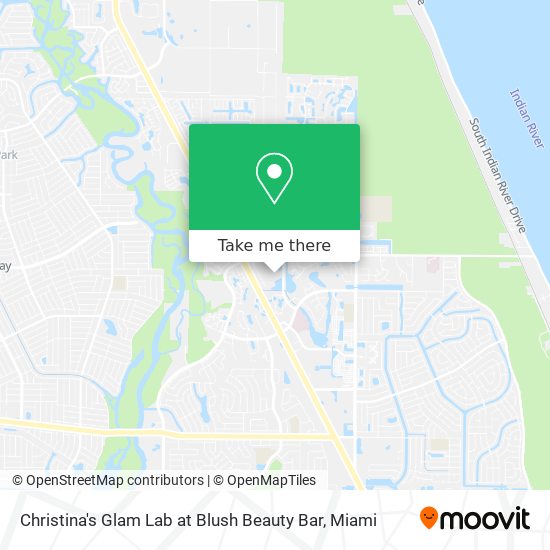 Christina's Glam Lab at Blush Beauty Bar map