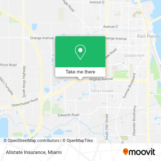 Allstate Insurance map