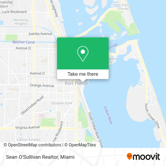 Sean O'Sullivan Realtor map