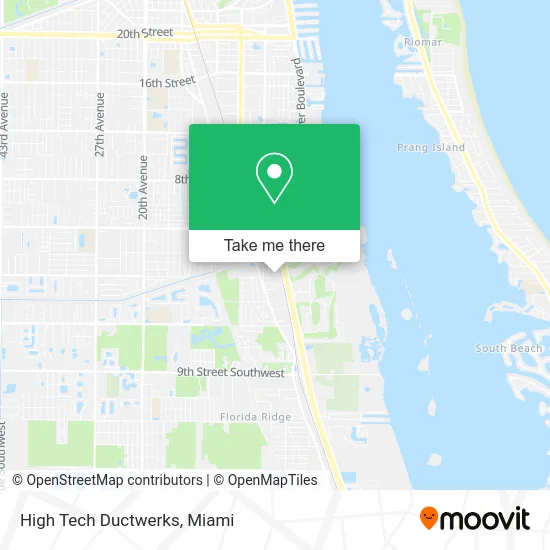 High Tech Ductwerks map