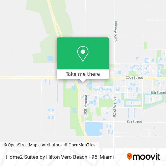 Home2 Suites by Hilton Vero Beach I-95 map