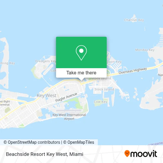 Beachside Resort Key West map
