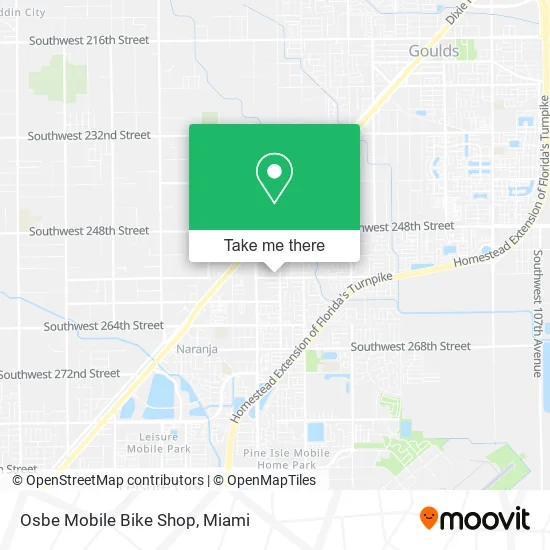 Osbe Mobile Bike Shop map