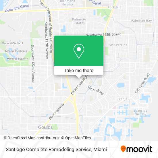 Mapa de Santiago Complete Remodeling Service