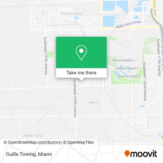 Guille Towing map