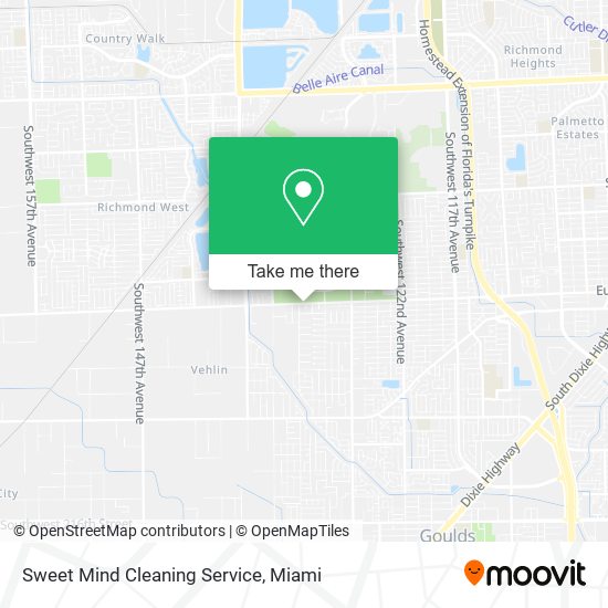 Mapa de Sweet Mind Cleaning Service