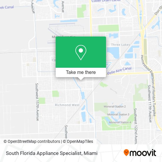 Mapa de South Florida Appliance Specialist