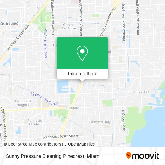 Sunny Pressure Cleaning Pinecrest map