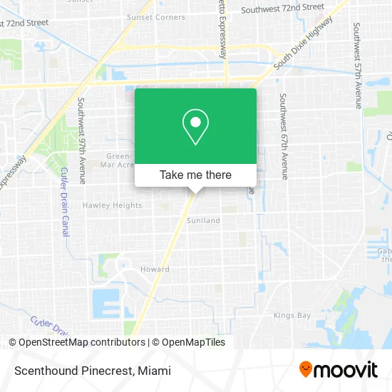 Mapa de Scenthound Pinecrest