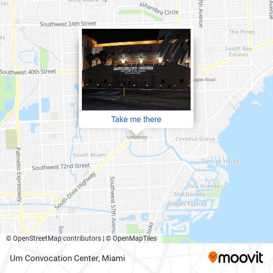 Mapa de Um Convocation Center