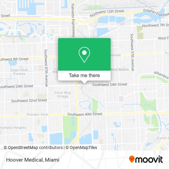 Hoover Medical map