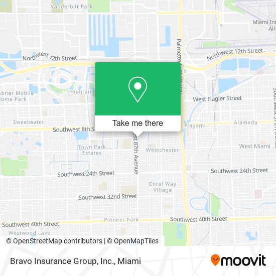 Mapa de Bravo Insurance Group, Inc.