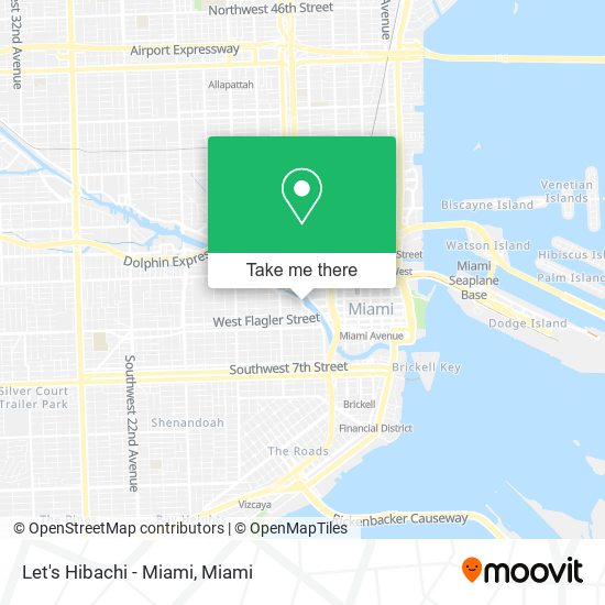 Mapa de Let's Hibachi - Miami