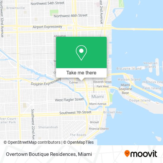 Overtown Boutique Residences map