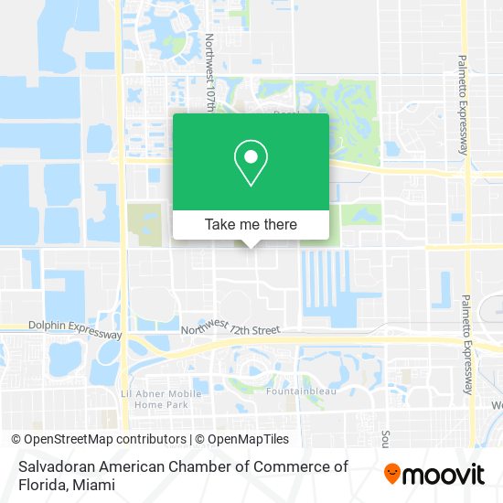 Salvadoran American Chamber of Commerce of Florida map