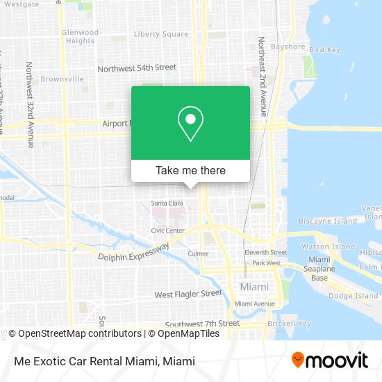 Mapa de Me Exotic Car Rental Miami