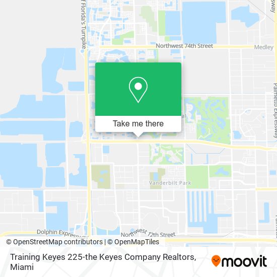 Training Keyes 225-the Keyes Company Realtors map