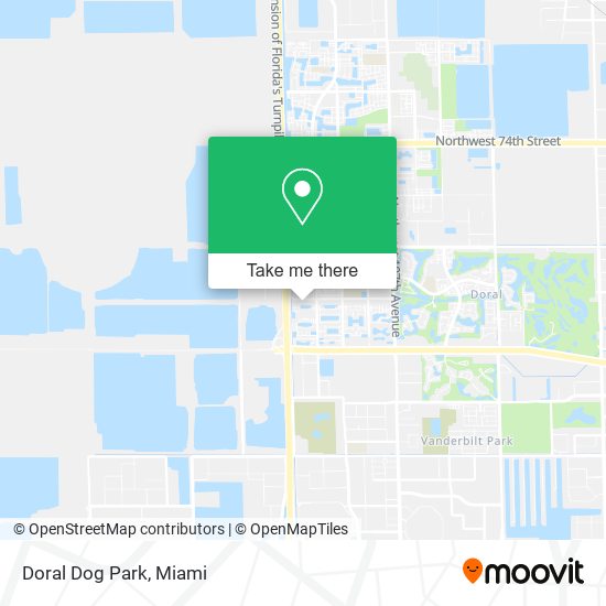 Doral Dog Park map