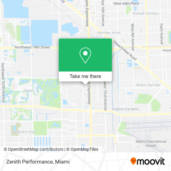 Mapa de Zenith Performance
