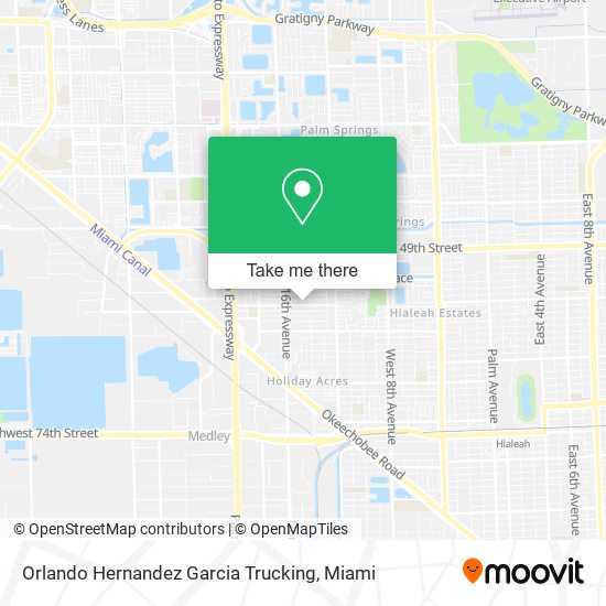 Mapa de Orlando Hernandez Garcia Trucking