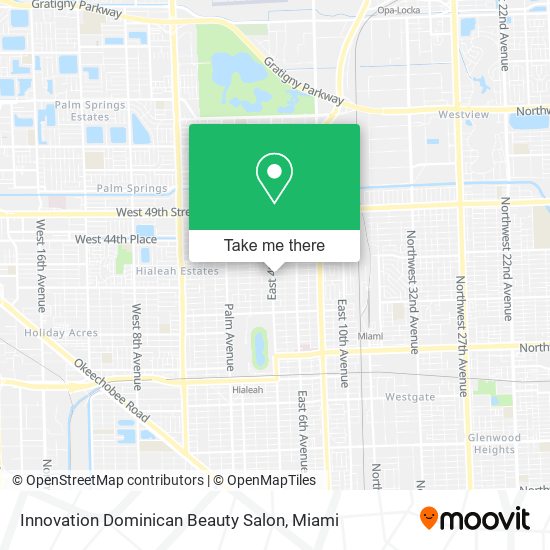 Innovation Dominican Beauty Salon map