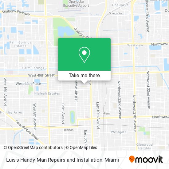 Mapa de Luis's Handy-Man Repairs and Installation