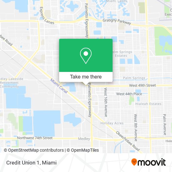 Credit Union 1 map