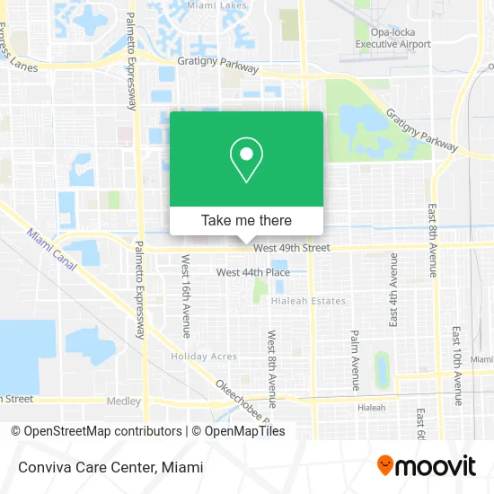 Conviva Care Center map