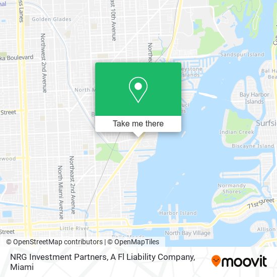 Mapa de NRG Investment Partners, A Fl Liability Company