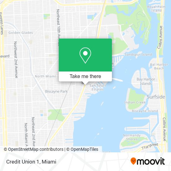 Credit Union 1 map