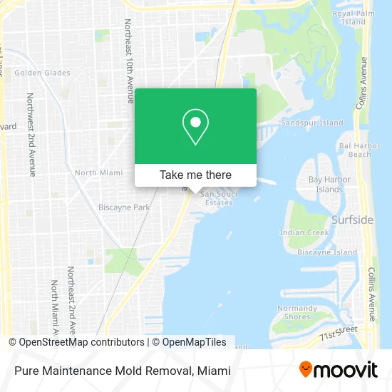 Pure Maintenance Mold Removal map