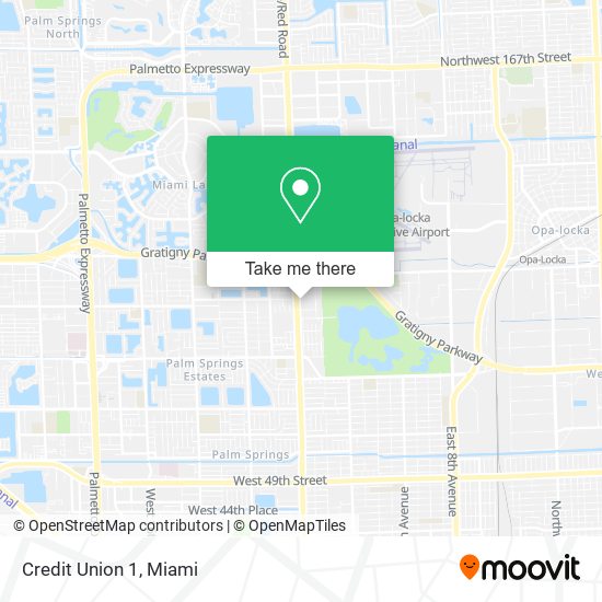 Credit Union 1 map