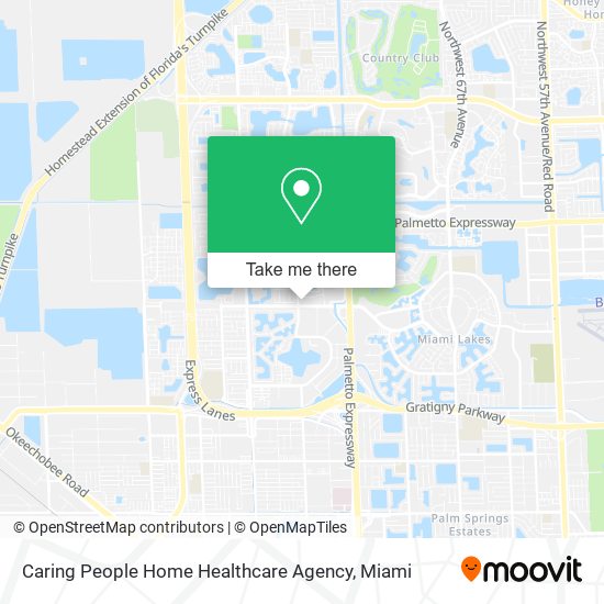 Mapa de Caring People Home Healthcare Agency