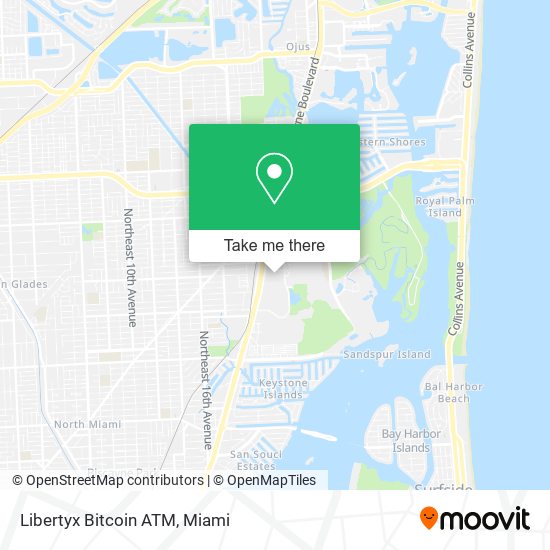 Libertyx Bitcoin ATM map