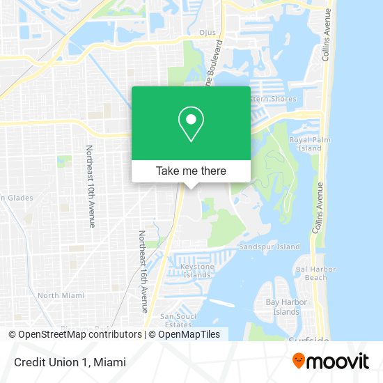 Credit Union 1 map