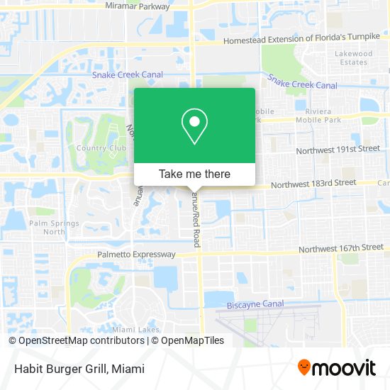 Habit Burger Grill map