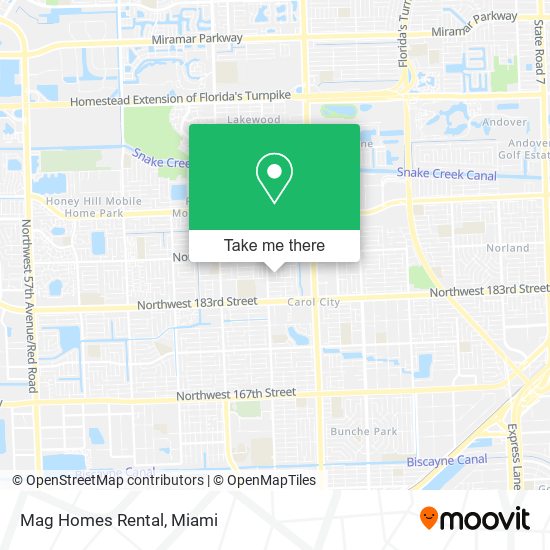 Mapa de Mag Homes Rental