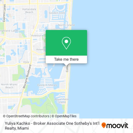 Yuliya Kachko - Broker Associate One Sotheby's Int'l Realty map