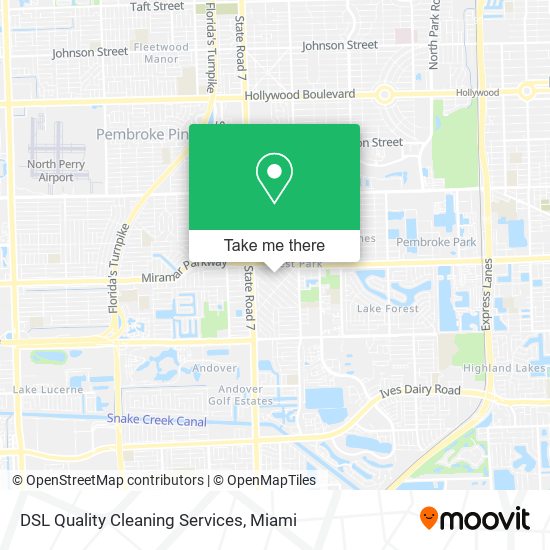 Mapa de DSL Quality Cleaning Services