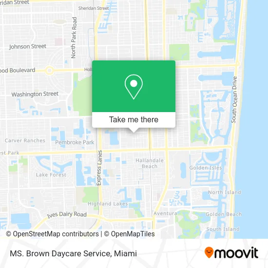 MS. Brown Daycare Service map