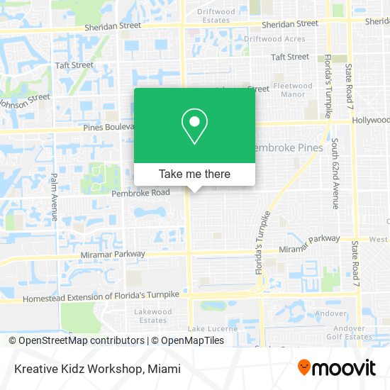 Kreative Kidz Workshop map