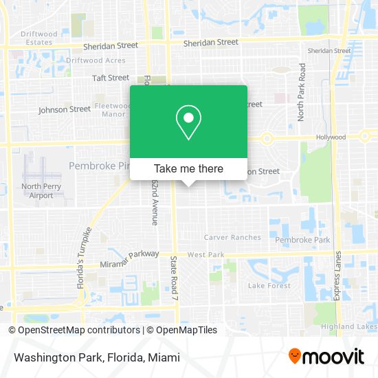 Mapa de Washington Park, Florida