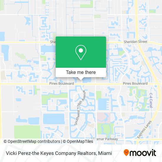 Vicki Perez-the Keyes Company Realtors map