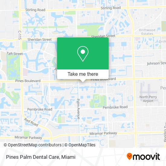 Pines Palm Dental Care map