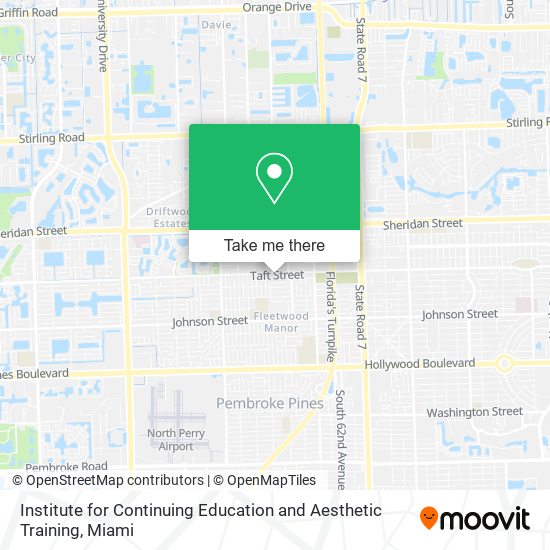 Institute for Continuing Education and Aesthetic Training map