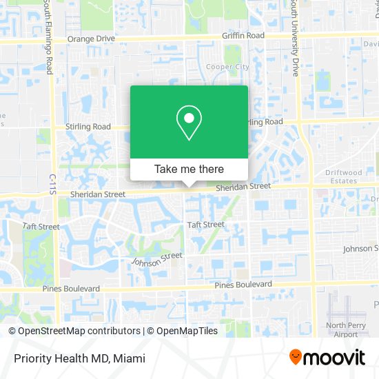 Priority Health MD map