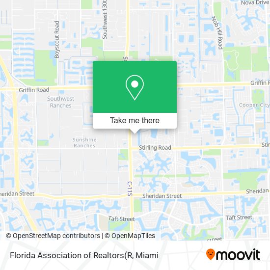 Mapa de Florida Association of Realtors