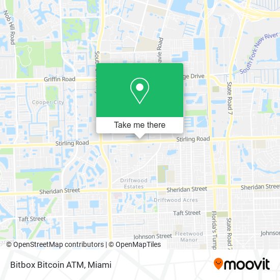 Mapa de Bitbox Bitcoin ATM